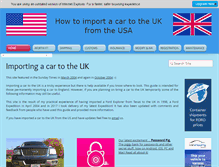 Tablet Screenshot of import-car.info