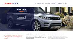 Desktop Screenshot of import-car.cz